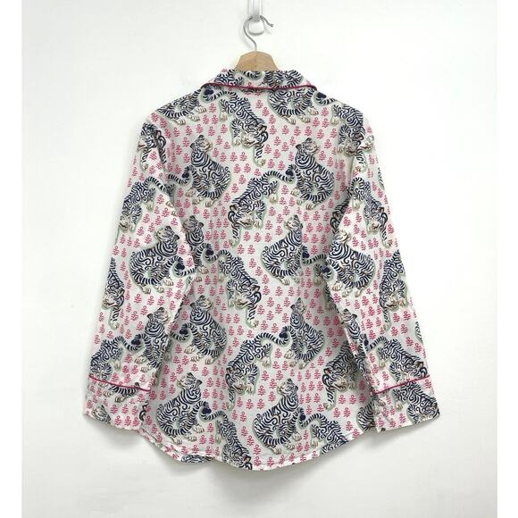 Printfresh Bagheera Tiger Queen Long Sleeve Pants Cotton Pajama Set - Medium - Picture 3 of 14